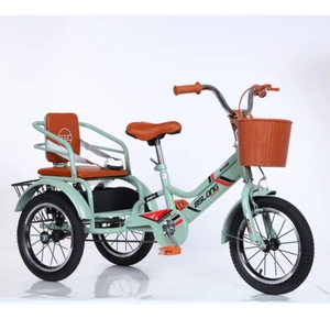 Tricycle pour enfants à double siège à prix d'usine à deux places pour enfants twins vélo 3 roues tricycle pour enfants - Product Image 6