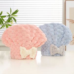 Bandeau de séchage de cheveux avec nœud mignon pour femmes adultes, bonnet de bain doux et très absorbant pour filles - Product Image 2