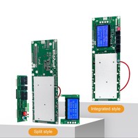 TDT BMS Smart BMS 8S 16S 24V 60V con BT y Pantalla LCD 100A 150A 200A Placa PCB BMS de Equilibrio Activo Inteligente para Energía Solar