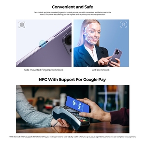 Smartphone HOTWAV Note 13 Pro Originale, 8GB+256GB, Identificazione Impronte Digitali Laterale, Telefono <span class=keywords><strong>Cellulare</strong></span> Android 13 con Schermo da 6,6 Pollici - Product Image 5