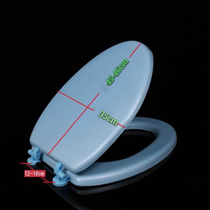 Tapa de Inodoro de <span class=keywords><strong>Cierre</strong></span> Lento Universal y Portátil de Calidad con <span class=keywords><strong>Cierre</strong></span> <span class=keywords><strong>Suave</strong></span> y Cojín para el Baño - Product Image 1