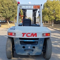 Performance parfaite Chariot élévateur d'occasion TCM Stacker 10 tonnes TCM Chariot élévateur en bon état avec moteur diesel EPA pour différents sites