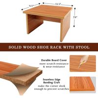 Amazon Top 3 Tier angepasst Tragbar ohne Montage Faltbare Designs erstaunliche lebende Holz Bambus Panel Schuh regale für zu Hause