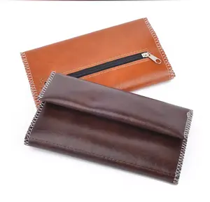 2022 Fashion Style Nation Custom Leather Rolling Tobacco Pouch Bag