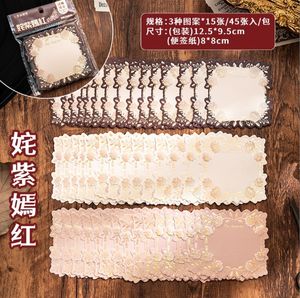 สมุดโน้ต<span class=keywords><strong>แบบ</strong></span>แผ่นหลวม ลายดอกกุหลาบ ปั๊มลายทอง<span class=keywords><strong>สาม</strong></span><span class=keywords><strong>มิติ</strong></span> พร้อมแผ่นบันทึกข้อความ - Product Image 4