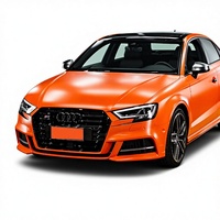 Film de protection de carrosserie automobile personnalisé en TPU 7,5 mil anti-rayures, couleur logo personnalisée, rouge orange cristal Hong Cai, directement de l'usine, garantie 2 ans