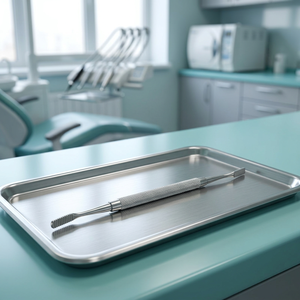 OdontoMed 2011 High Quality Manual MOL Stainless Steel Dental Bone <b>Files</b> #12A Surgical Instruments CE Certified Class I - Product Image 3