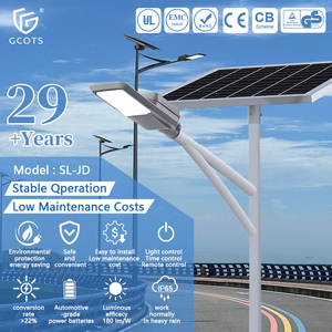 Lampadaire Solaire Extérieur en Aluminium IP65 de Haute Qualité 10W-40W, Éclairage LED Haute Luminosité Étanche pour Routes SL-JD-1 a Lighting - Product Image 1