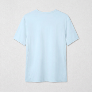 เสื้อยืดกีฬาผู้ชายผ้าฝ้าย 100% ระบายอากาศได้ดี น้ำหนักเบา เป็นมิตรกับสิ่งแวดล้อม ทรงปกติ คอโอ แขนสั้น แห้งเร็ว - Product Image 1