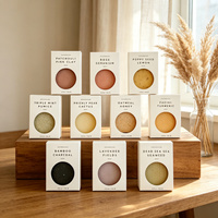 Boîte d'emballage personnalisée en papier kraft avec découpe, en carton blanc, pour savon, thé, aromathérapie, présentoir de magasin de détail