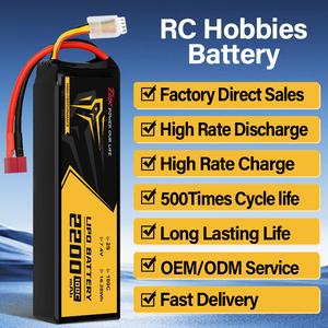 Batterie UAV all'ingrosso marca TMK 2200mAh 7.4V RC SEMI-SOLIDE 100C Scarica Continua 500 Cicli Litio LiPo FPV CE - Product Image 3