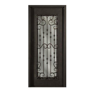 ราคาโรงงาน ประตูเหล็กดัดรูปโค้ง ขนาด 36x82 นิ้ว สำหรับประตูทางเข้าบ้าน - Product Image 4