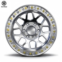 Jantes en alliage forgées sur mesure DW, polies argentées, multi-rayons, True Beadlock, 17, 18, 19 pouces, compatibles avec Toyota Tacoma Hilux 4x4, camion tout-terrain