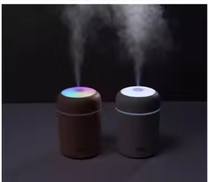 Diffuseur d'huiles essentielles portable 2025 avec lumière LED, mini humidificateur à brume H2O de 300 ml, double humidification, aromathérapie USB pour voiture - Product Image 3