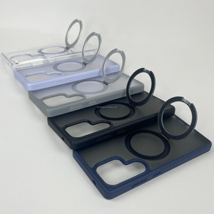 Biểu Tượng Tùy Chỉnh Không Dây Sạc Tương Thích Trường Hợp Đối Với iPhone Magnetic Trường Hợp Đối Với Samsung S25 Cạnh S24 S23 Cộng Với Da Cảm Thấy Frosted Bìa - Product Image 3