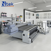 Impresora UV Híbrida Multicolor, Impresora 3D, Máquina de Impresión de Papel Tapiz y Vinilo, Impresora UV de Cama Plana