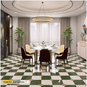 Azulejos Decorativos de Pared con Diseño de Flores y Pájaros, 600x600, Antideslizantes, para Piso, Venta al Por Mayor - Product Image 2