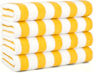 Serviette en coton éponge 100 % personnalisable avec logo, super absorbante, ultra douce et respectueuse de la peau, idéale pour la plage, le bain et l'hôtel – Offre Spéciale - Product Image 4