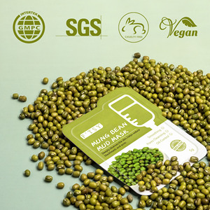 Logo tùy biến nhãn hiệu riêng làm sạch sâu làm dịu và bình tĩnh giữ ẩm da sáng Mung đậu bùn mặt nạ - Product Image 3