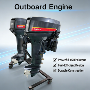 Moteur 15HP |   Contrôle précis de la poussée supérieure |   Pour yachts, bateaux rapides, bateaux de pêche - Product Image 2