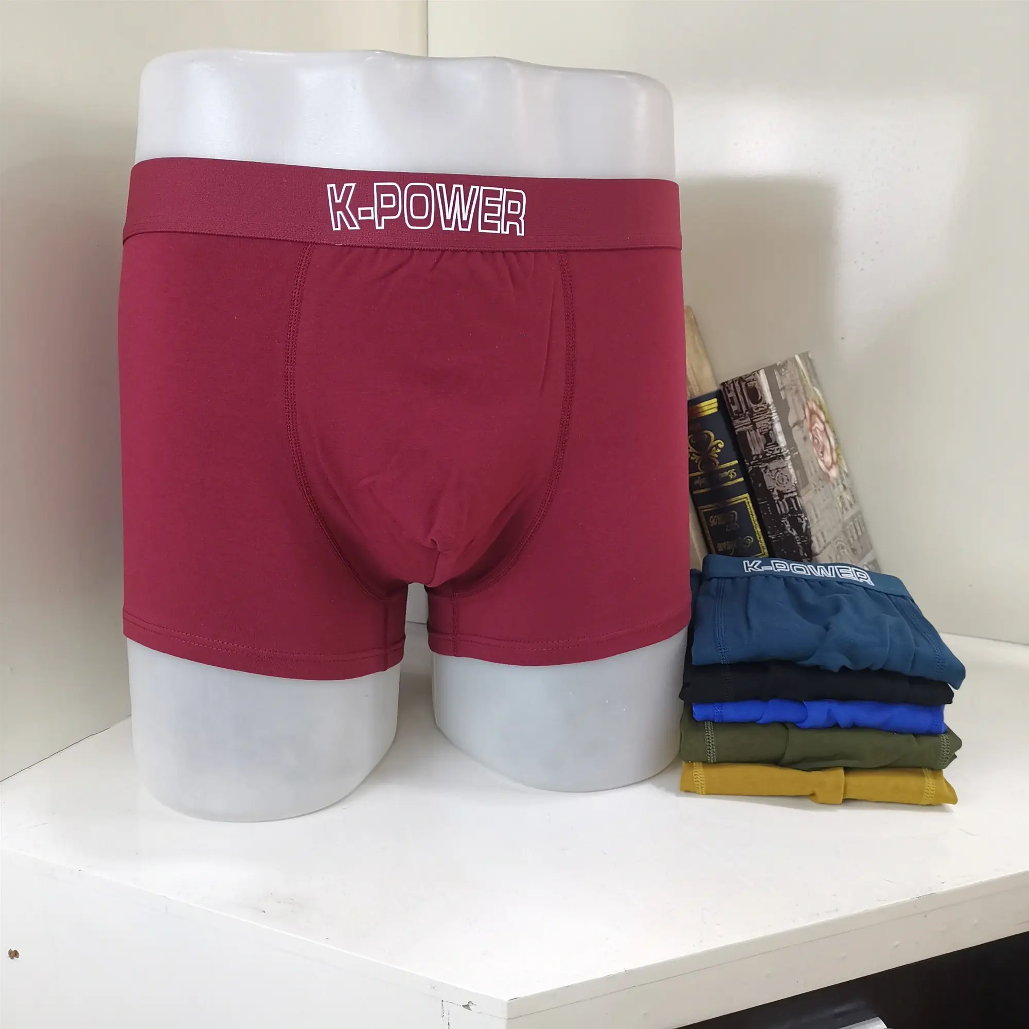 Maak Mijn Eigen Merk Boxers Voor Mannen Mannen Boxer Ondergoed Fabriek 95 Katoen 5 Spandex Mannen Boxers