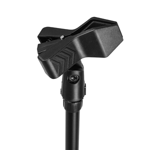 Verstellbarer faltbarer Bodens tativ mikrofon Flexibler Arm mikrofon halter mit doppeltem Mikrofon clip halter Mikrofonst änder - Product Image 3