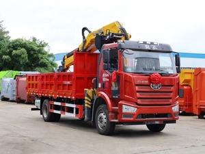 Faw Crane Truck 4x2 4x4 RHD Grúa montada <span class=keywords><strong>en</strong></span> camión con caja <span class=keywords><strong>de</strong></span> volquete 5T Vehículo <span class=keywords><strong>de</strong></span> agarre <span class=keywords><strong>de</strong></span> transferencia <span class=keywords><strong>de</strong></span> madera <span class=keywords><strong>de</strong></span> ladrillo - Product Image 2