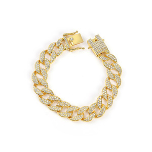 Oversized Oval Cuban Chain Accessories Full Personality Wave Men's and Women's Jewelry Hip Hop Necklace Strips - Product Image 5