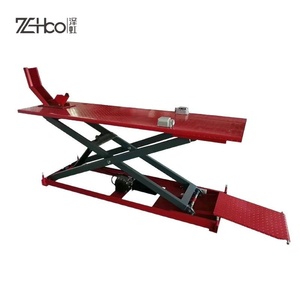 Elevador de tijera neumático Popular ZeHoo, elevador hidráulico de 800kg para motocicletas, adecuado para elevación de automóviles a la venta - Product Image 4