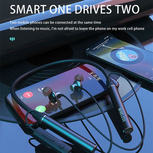 Headphone GYM530 BT5.1 10 Jam Putar Musik Olahraga Stereo Nirkabel Dengan Mikrofon Kartu TF Earphone Leher Magnetik - Product Image 2