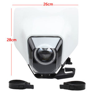 Zuiqng ไฟหน้ารถมอเตอร์ไซค์ LED ลำแสงสูงต่ำ HL107 5สีดำสีขาวสำหรับ KTM ระบบไฟจักรยานออฟโรด - Product Image 2