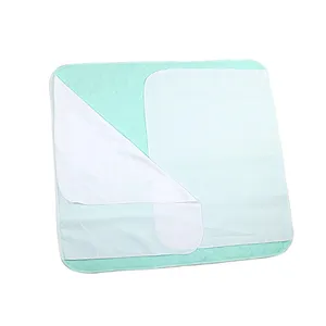 요실금 시리즈 TPU/PVC 재사용 가능한 언더 패드, 매트리스 아래 고정 날개 노인 간호 침대 패드