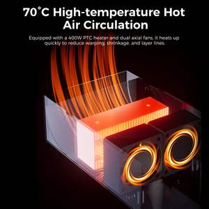 Chauffe-chambre Creality 70 avec contrôle de température, séchage de filament, double protection de sécurité, accessoire pour imprimante 3D - Product Image 2