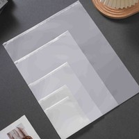 Sacs d'emballage CPE givrés à fermeture éclair 50*65 pour vêtements, sous-vêtements, jouets, chaussettes et robes – Fabrication en usine