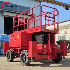10m 12m elektrikli tüm engebeli arazi tekerlekleri dizel motor mobil anten adam kaldırma kendinden tahrikli makaslı <span class=keywords><strong>platform</strong></span> - Product Image 2