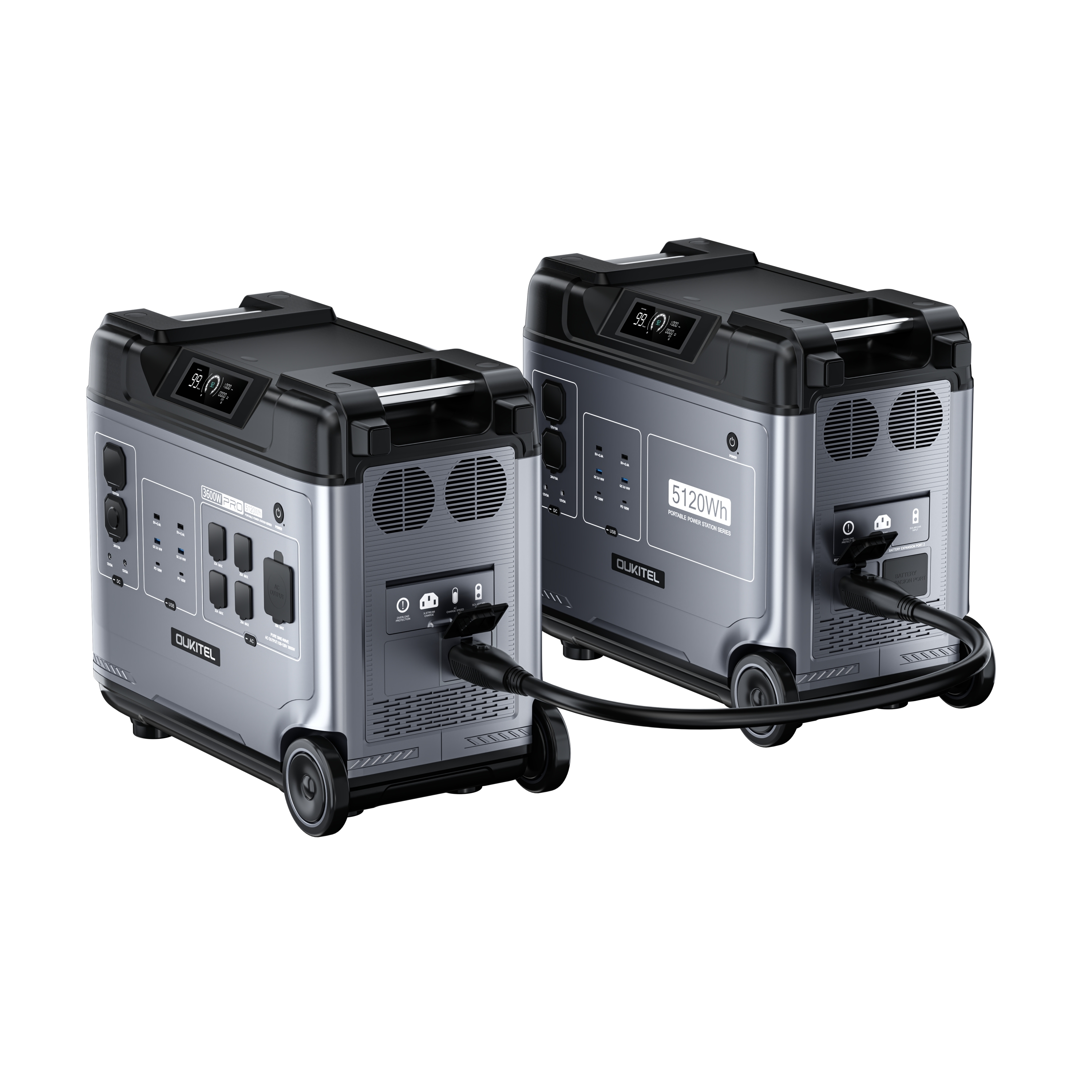 UPS 5000W 5KW Expandable to 19kWh Portable Power Station All in One Inverter and Batteries Home Energy Storage <strong>Solar</strong> <strong>Generator</strong>