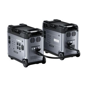 Station d'alimentation portable <span class=keywords><strong>UPS</strong></span> 5000W 5KW extensible jusqu'à 19kWh, tout-<span class=keywords><strong>en</strong></span>-un, onduleur et batteries, stockage d'énergie domestique, générateur solaire - Product Image 1