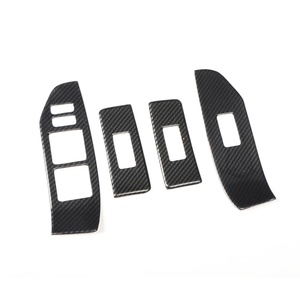 Sakelar E'Z Window Rugilator 11-15 tahun dengan Pola Serat Karbon Panel Navigasi Hitam Dekorasi Interior Mobil - Product Image 2