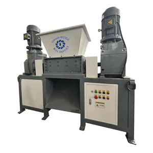 Modelo de precio, máquina trituradora de correa de plástico eficiente de doble eje, máquina trituradora de plástico