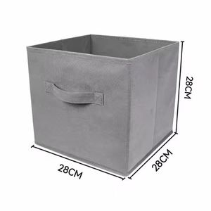 6 PCS có thể gập lại quần áo lưu trữ Cubes tủ quần áo trẻ em Đồ chơi tổ chức Lưu trữ giỏ - Product Image 2