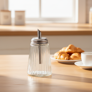 Glas-Gewürzdose Salz-Zucker-Pfeffer-Glasdose für Küche und Esszimmer - Product Image 1