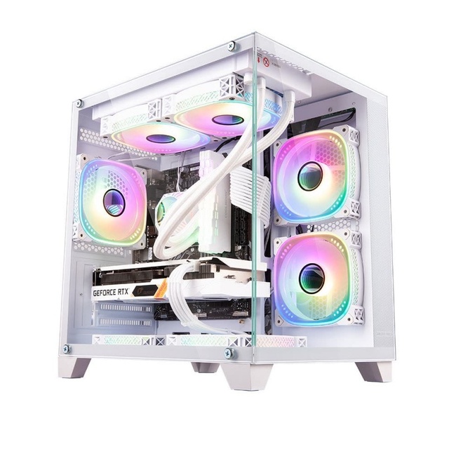 Hot Selling Gaming Computer Core I9 13900k 64gb DDR5 RTX 4090 4060 Gtx1660 2TB SSD 1TB HDD Rgb Liquid Cooling Gaming Desktop PC