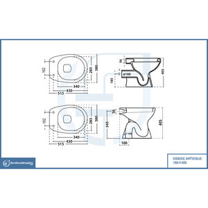 แจกันเฟิร์นพร้อมท่อระบายน้ำติดผนัง หมวดหมู่สินค้า สุขภัณฑ์ - Product Image 2