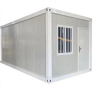 Maison conteneur préfabriquée mobile 20 pieds, structure en acier détachable, étanche, installation facile, une chambre, pour travailleurs, modèle 2026 - Product Image 1