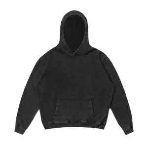 Sudadera con Capucha Unisex de Algodón 100 % de 420 g/m² con Logotipo Personalizado KG420, Estilo Vintage, Holgada, de Gran Peso, Lavada al Ácido - Product Image 4