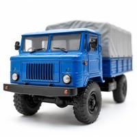 Camion RC de qualité hobby 4x4 2,4 GHz avec chargeur 60A, utilitaire classique tout-terrain, style bleu ABS+métal, fonction Follow Me, 2 canaux, télécommande 30-50m