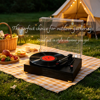 Lecteurs de disques vinyles et tourne-disques classiques rétro en gros de fabrication chinoise avec lecteur CD/radio USB/cassette