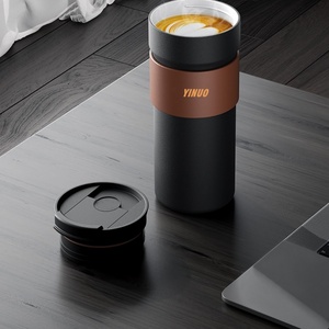 New <b>Reusable</b> Iced Coffee <b>Cup</b> Travel Coffee Mug for Car Travel Mugs Custom Tumbler <b>Cup</b> logo Milk Tea <b>Cup</b> Leakproof Coffee Mug - Product Image 5