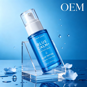 Sérum Facial au Peptide Bleu : Adoucit la Peau Rugueuse, Renforce la Couche Hydratante, Mélange Doux et Équilibré, Prise en Charge OEM et Marque Privée Complète - Product Image 3