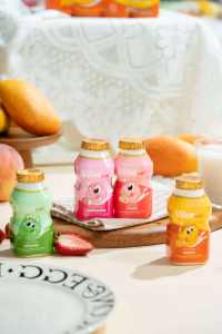 Bevande al Lattobacillo al Gusto Pesca Viloe Ricche di Probiotici Protettivi per l'Intestino Contengono Acqua Latte Zucchero in Bottiglie Bevande Analcoliche - Product Image 6